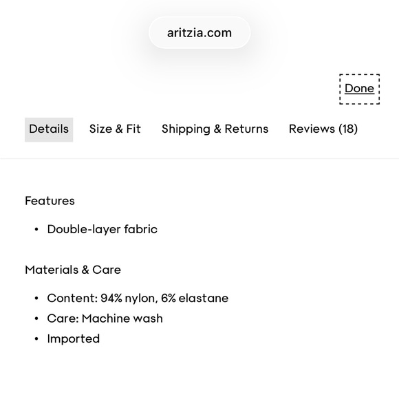 Aritzia Babaton Contour Racer Tank - Picture 6 of 6